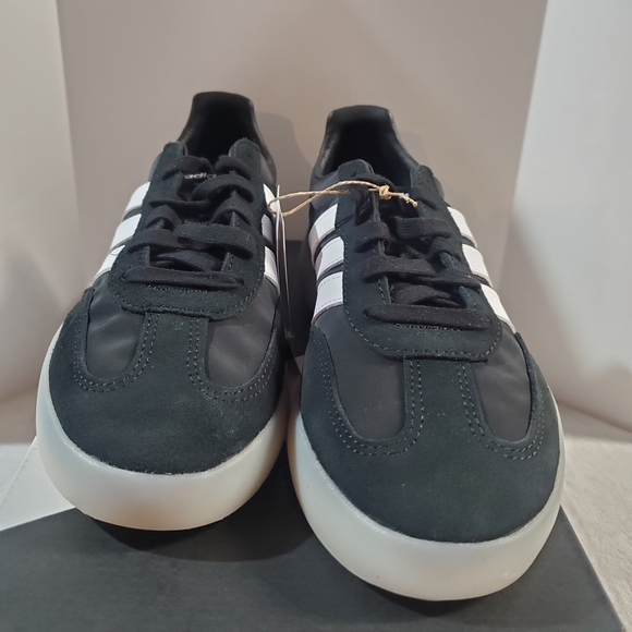 Adidas Women's Black and White Sneakers - Picture 3 of 5